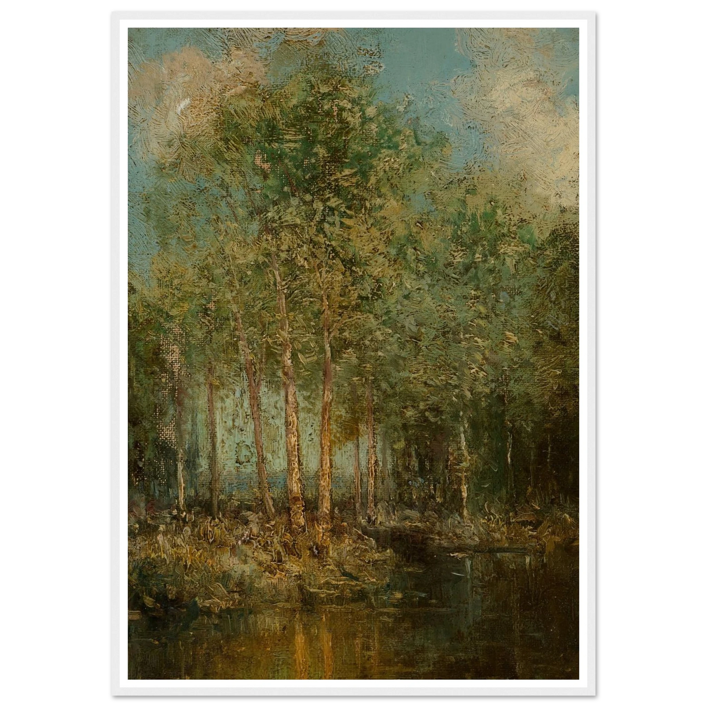 The Woodland Glade, Maine (1909) Art Print | Julian Onderdonk-Quipham Collections
