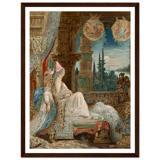 Le songe d’un habitant du Mogol (circa 1881) Art Print | Gustave Moreau-Quipham Collections