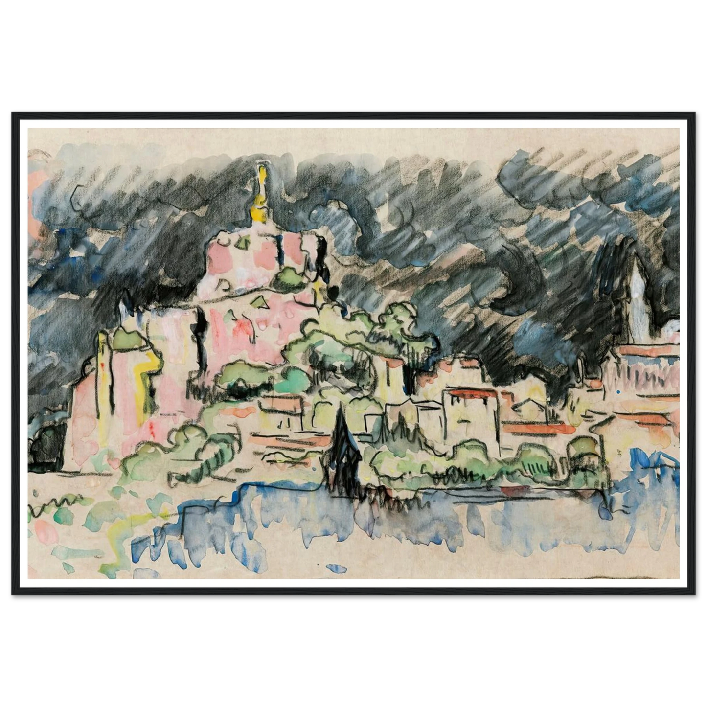 Le Puy-En-Velay, Ciel D’orage Art Print | Paul Signac-Quipham Collections