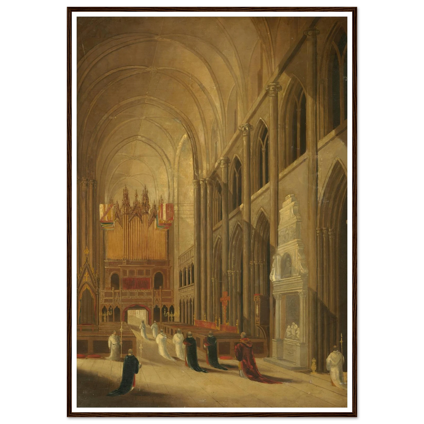 Going to Mass Art Print | David Roberts-Quipham Collections