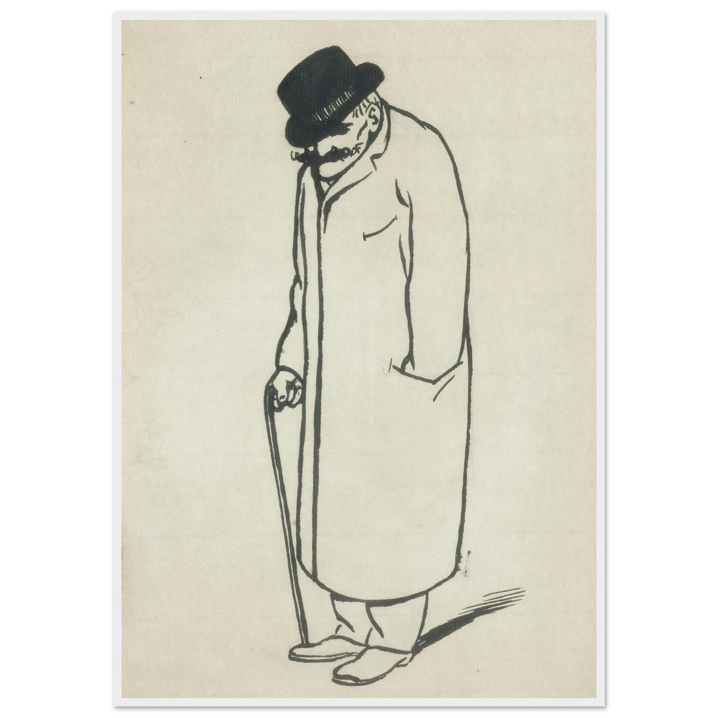 A dead man talking Art Print | Felix Vallotton-Quipham Collections
