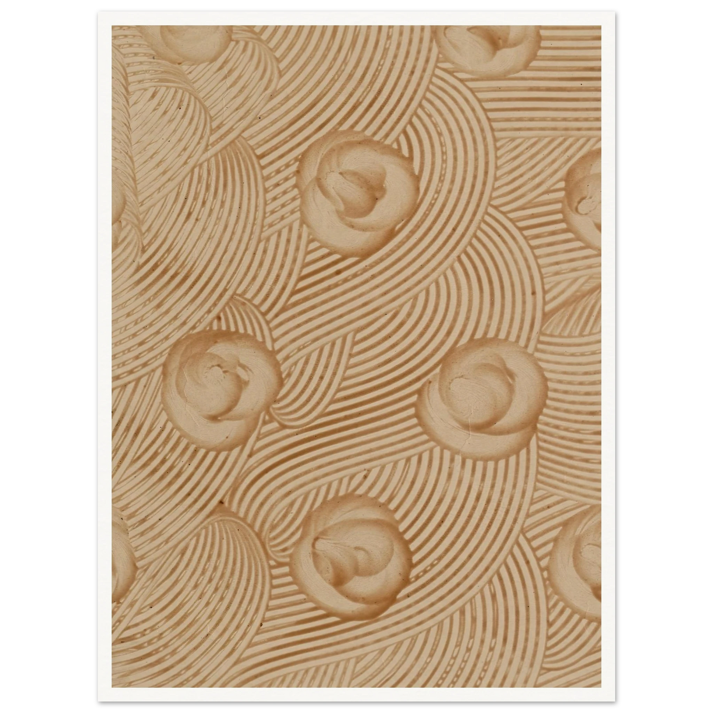 Kleisterpapier mit Verdrängungsdekor (1890) Art Print | Anker Kyster-Quipham Collections