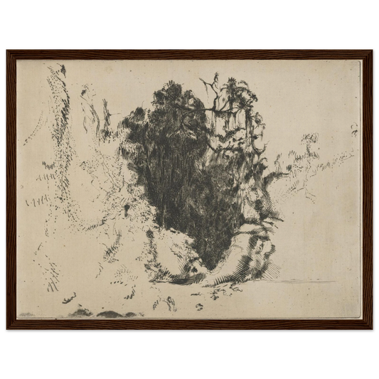 Florida Fantasy (1914-1925) Art Print | Ernest Haskell - Framed Poster - 30x40 cm / 12x16″ - Black frame