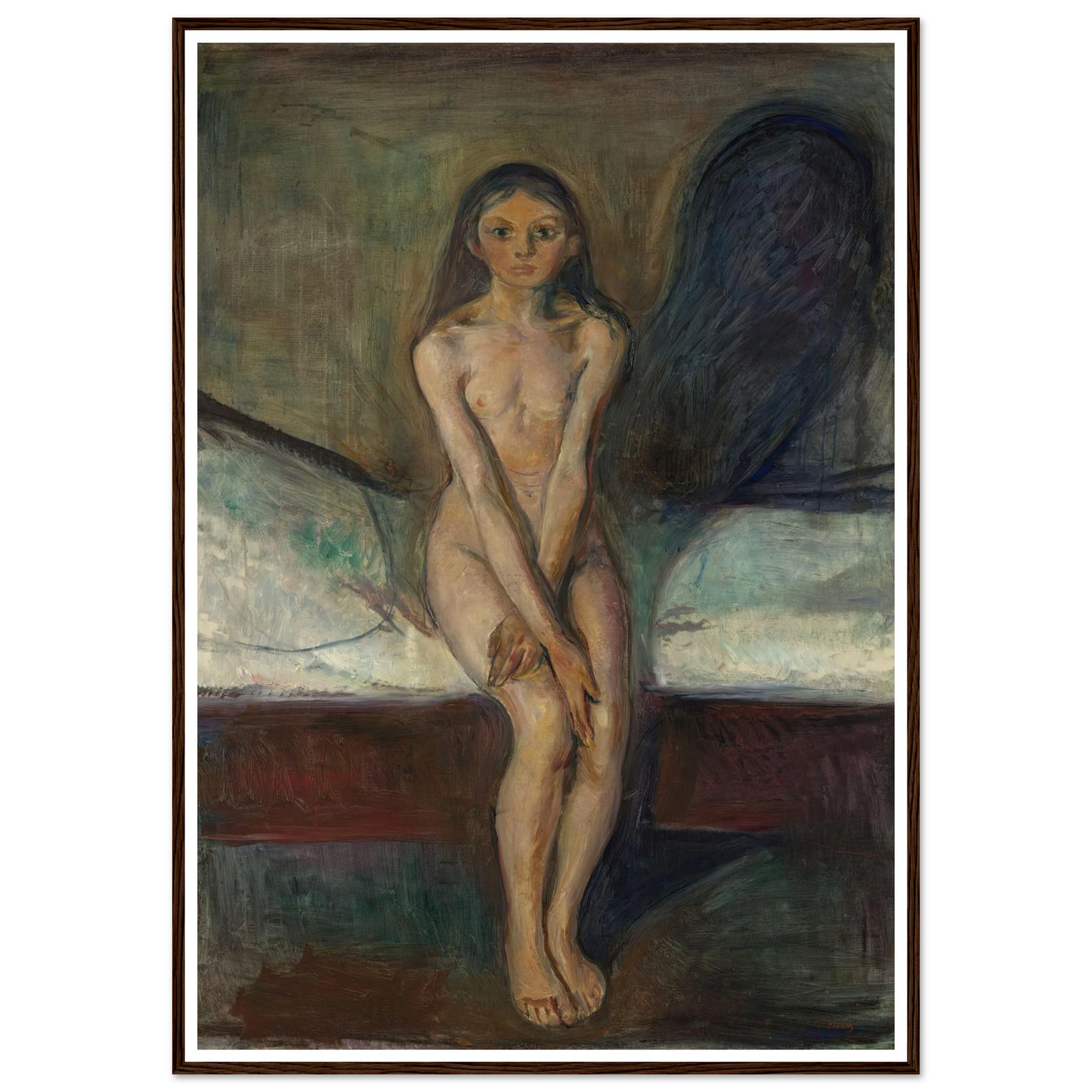 Puberty (1894) Art Print | Edvard Munch-Quipham Collections