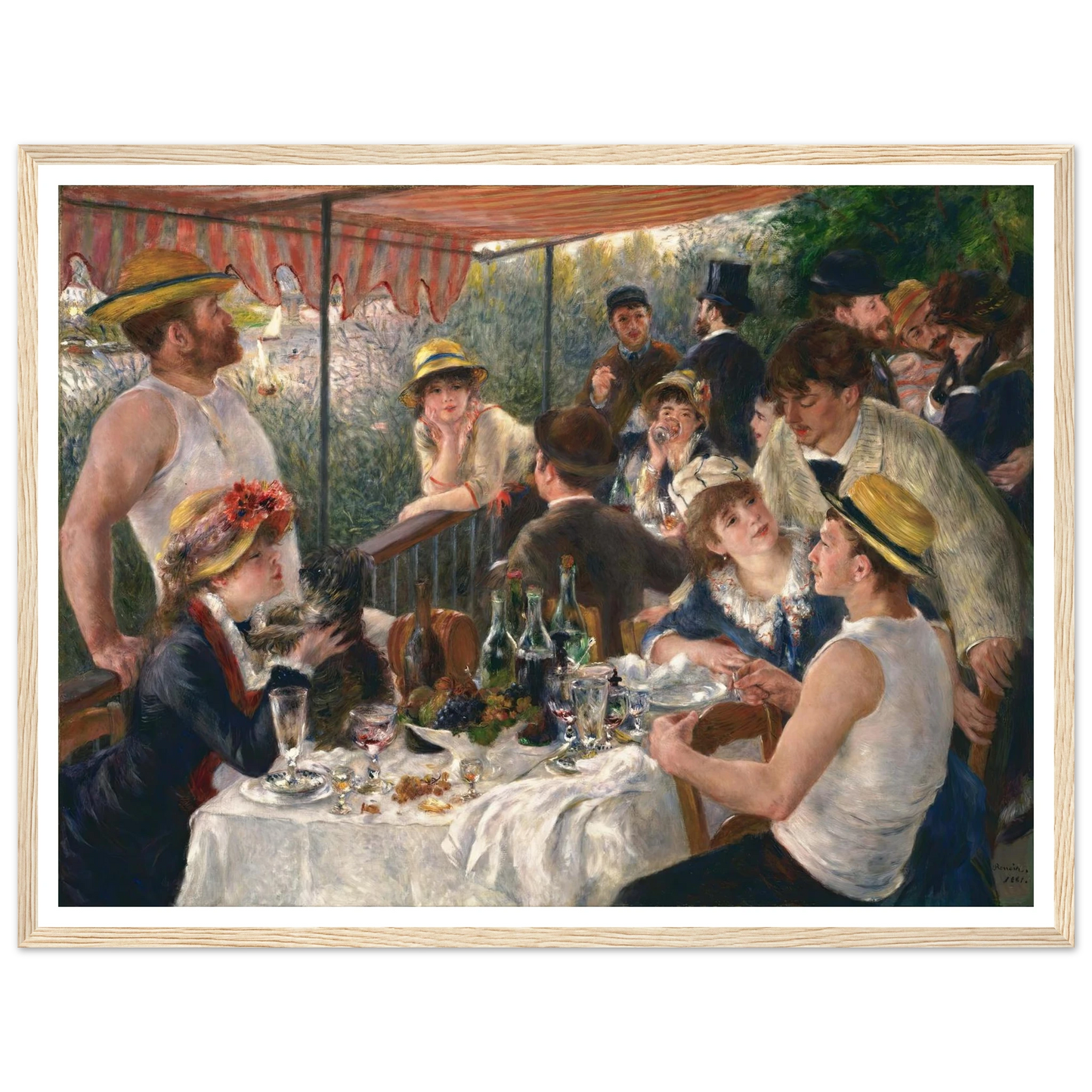 Luncheon of the Boating Party Art Print | Pierre Auguste Renoir-Quipham Collections