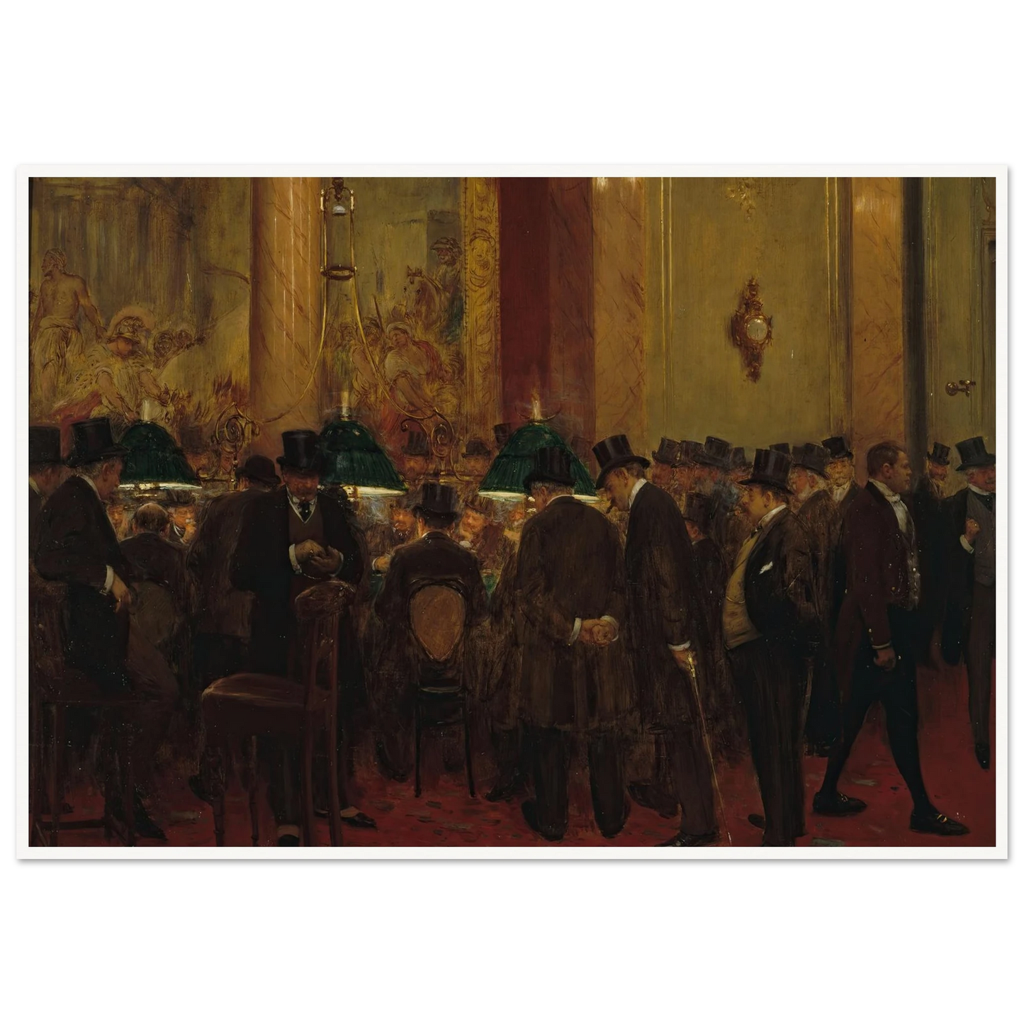 Au cercle (1908) Art Print | Jean Beraud-Quipham Collections