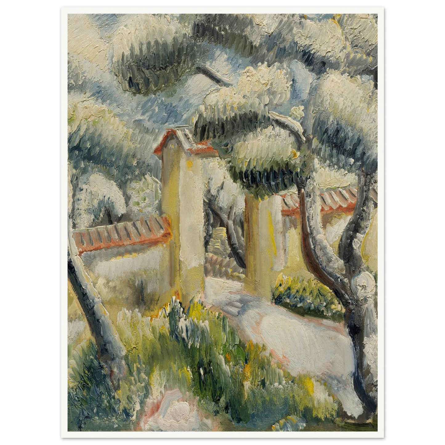 Landschaft in Südfrankreich (Parkausgang) (1939) Art Print | Paul Kleinschmidt-Quipham Collections