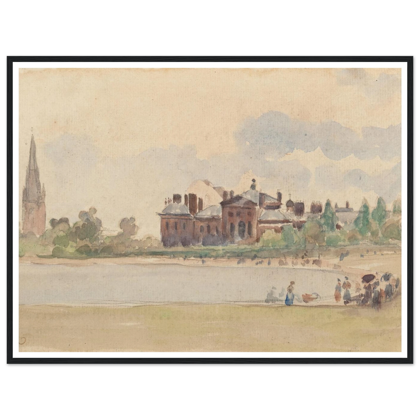 Kensington Gardens, London (1890) Art Print | Camille Pissarro-Quipham Collections