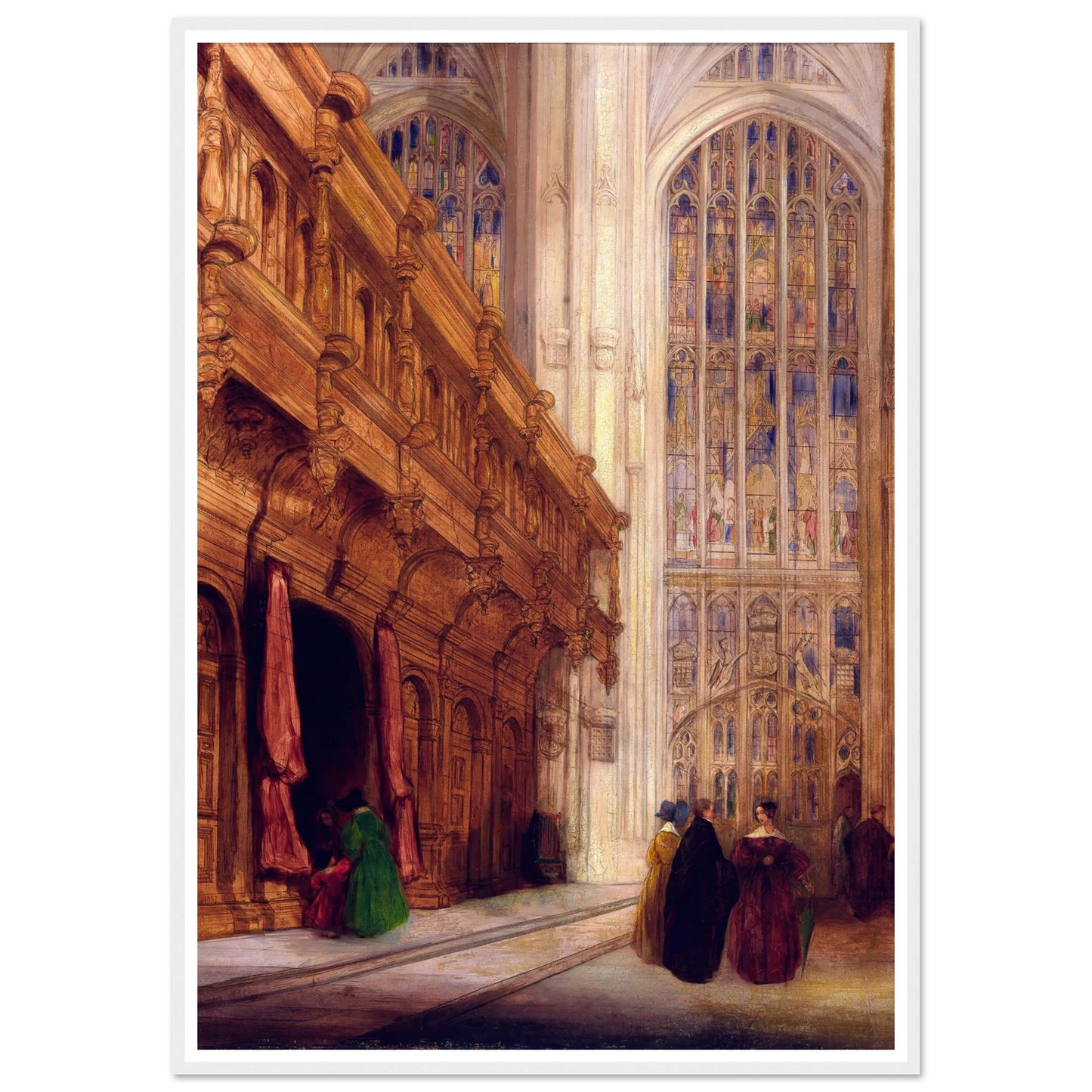 King’s College Chapel–Cambridge Art Print | David Roberts-Quipham Collections