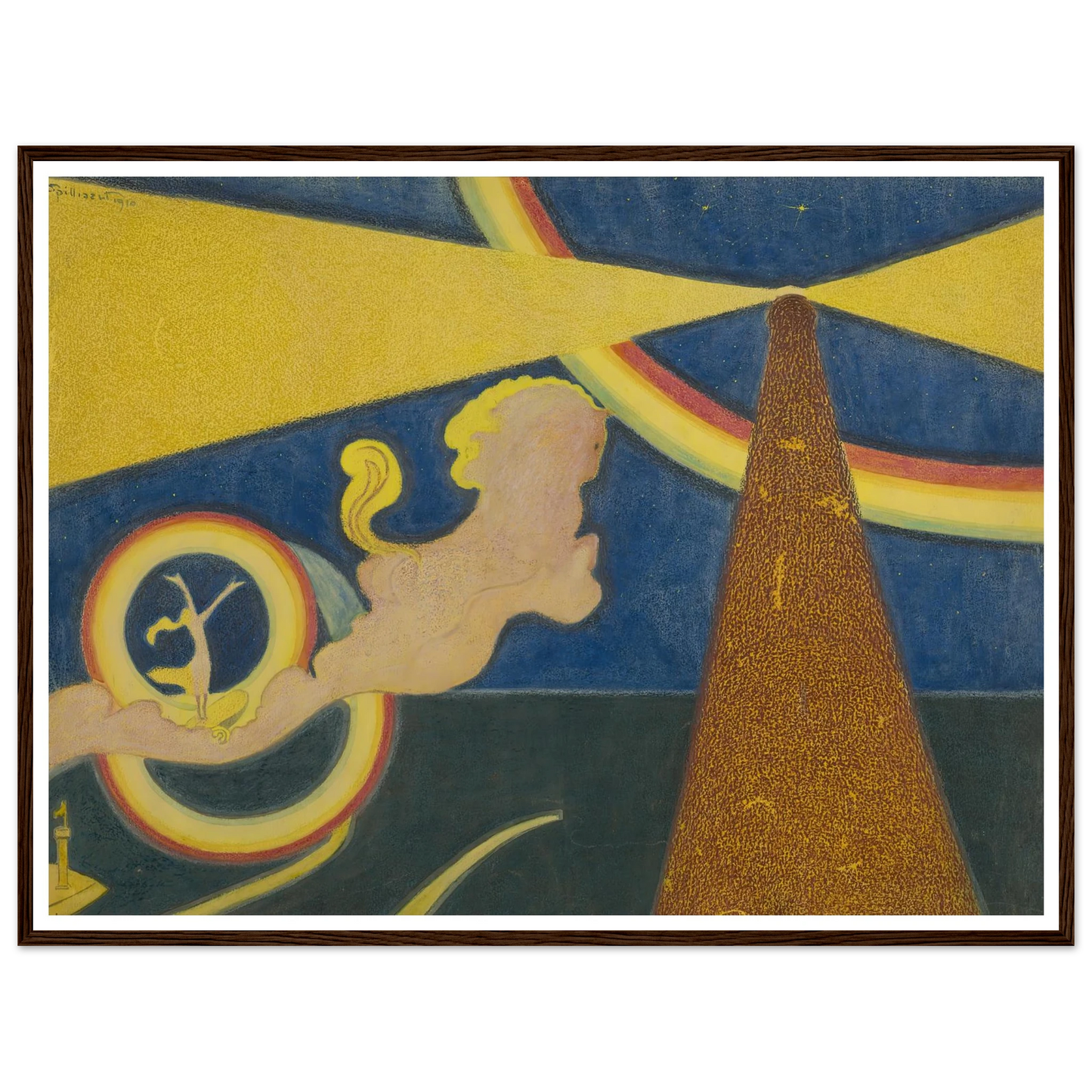 De vuurtoren (1910) Art Print | Leon Spilliaert-Quipham Collections