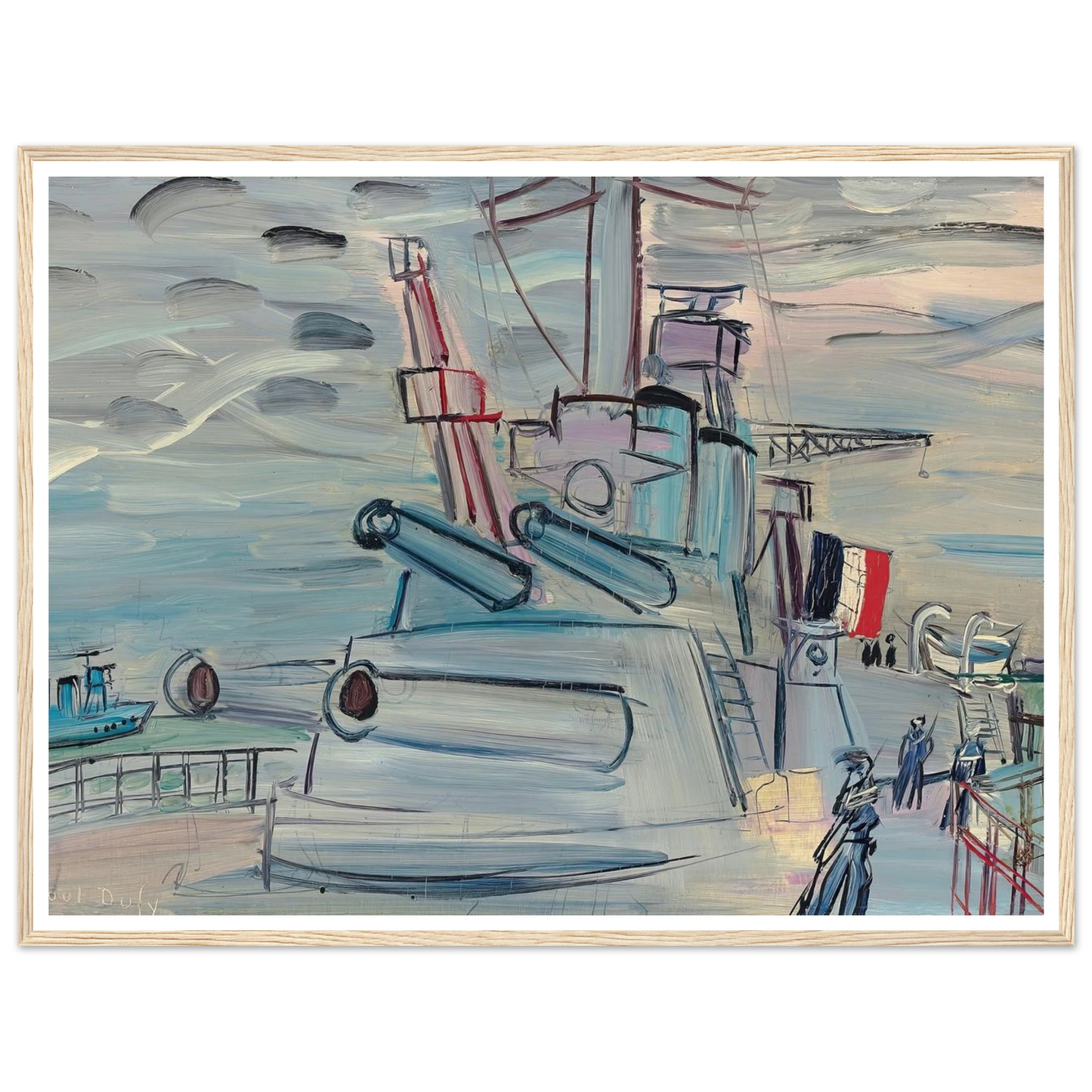 A bord de la flotte (1939) Art Print | Raoul Dufy-Quipham Collections