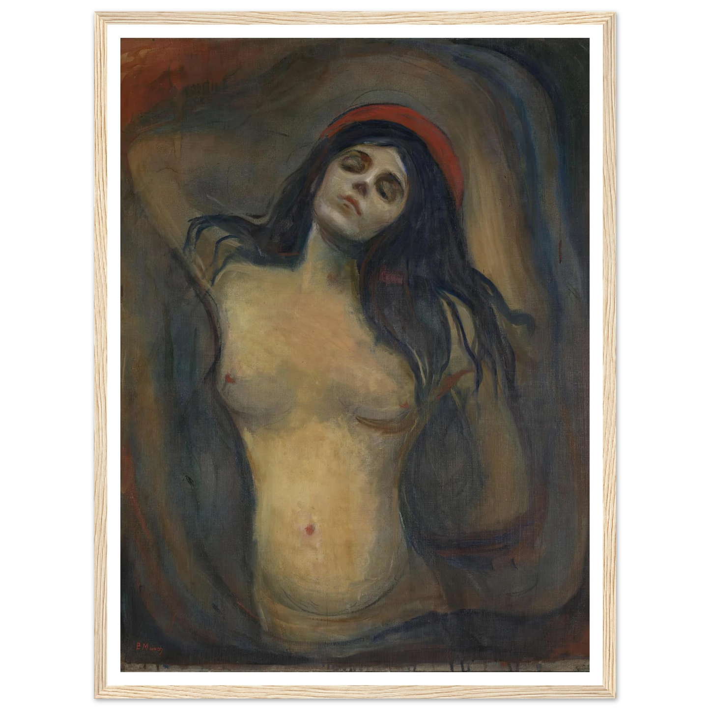 Madonna (1894) Art Print | Edvard Munch-Quipham Collections