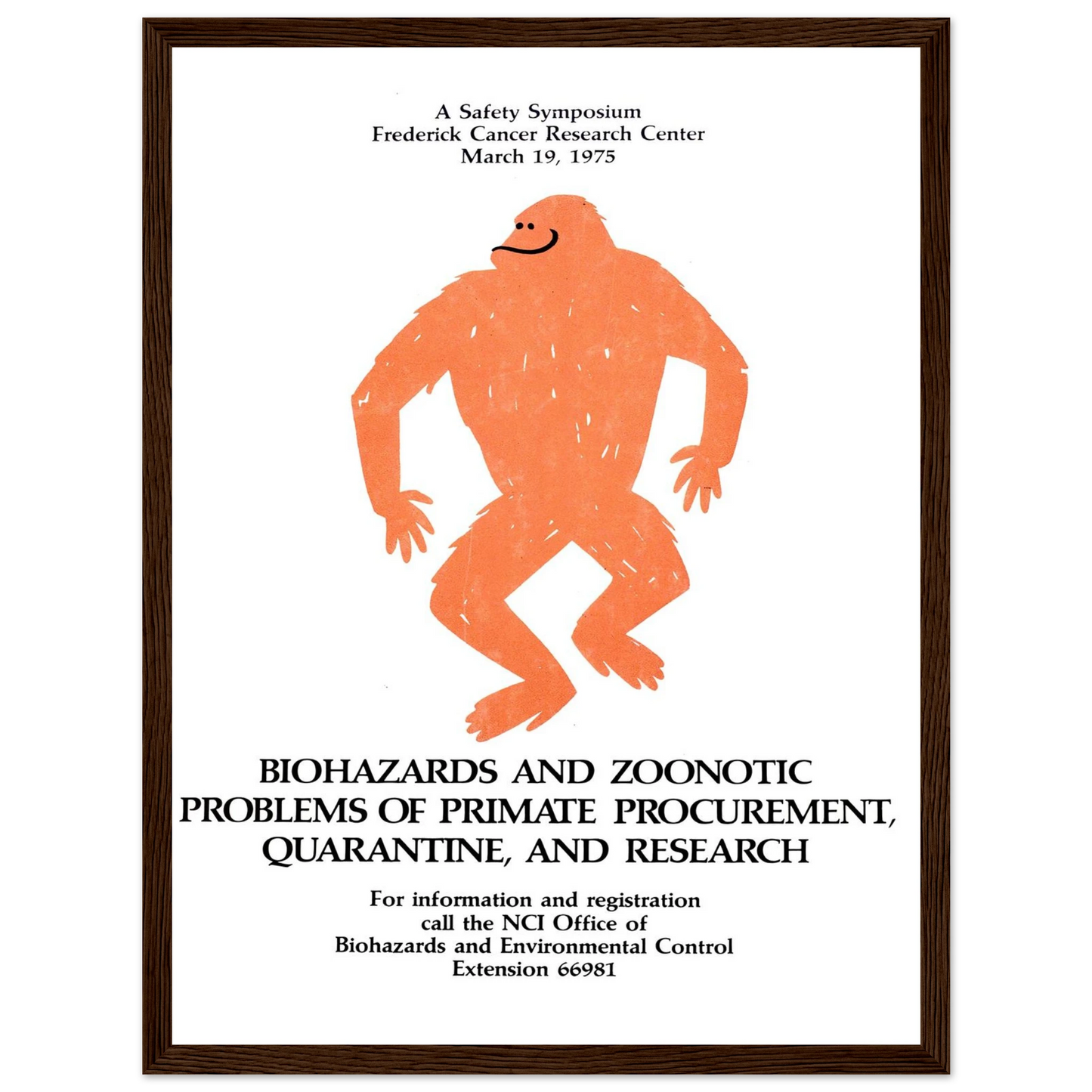 Biohazards and zoonotic problems of primate procurement, quarantine, and research (1975) Art Print | National Institutes of Health-Quipham Collections
