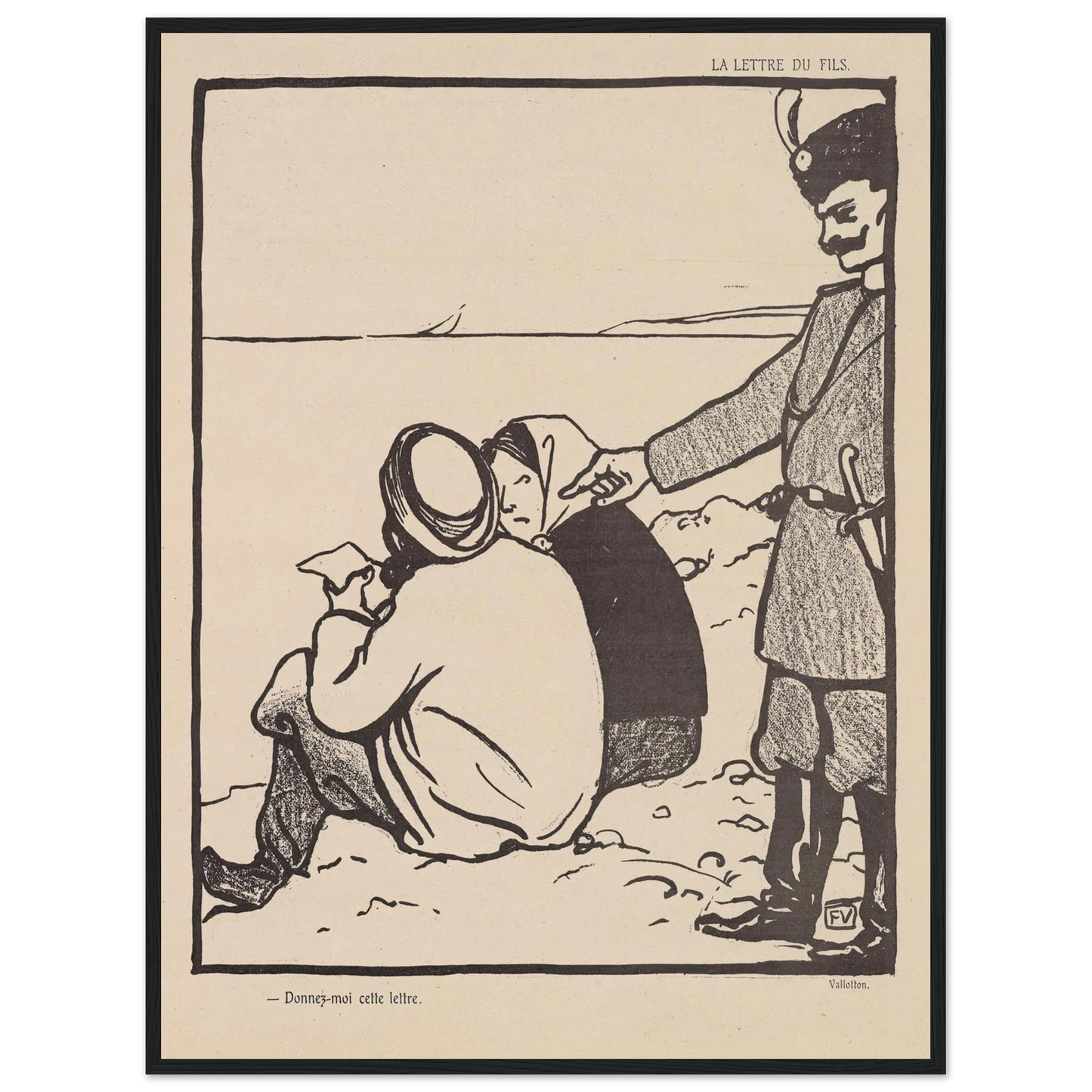 6 juin 1903 Art Print | Felix Vallotton-Quipham Collections