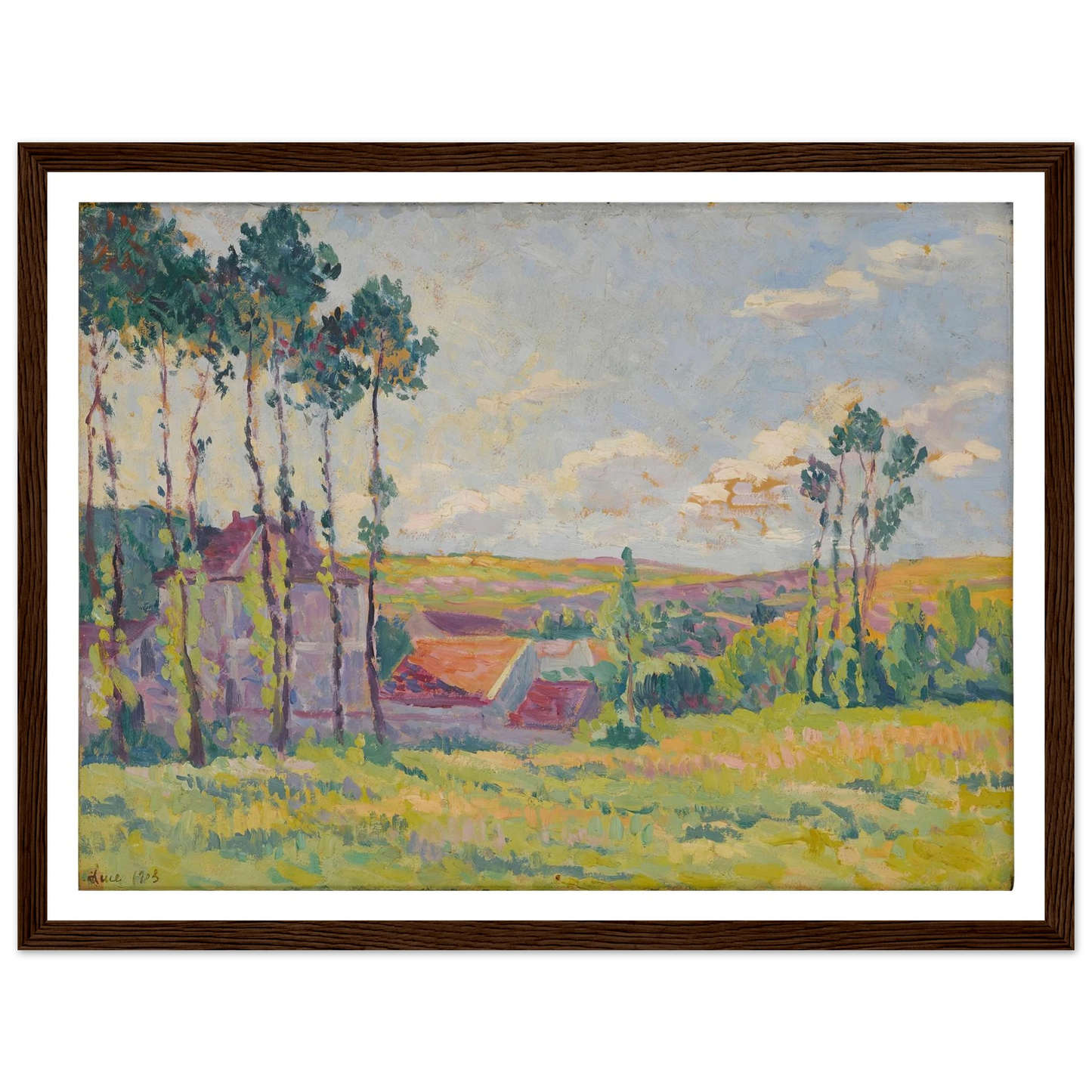 Moulineux, la teinderie (1903) Art Print | Maximilien Luce-Quipham Collections