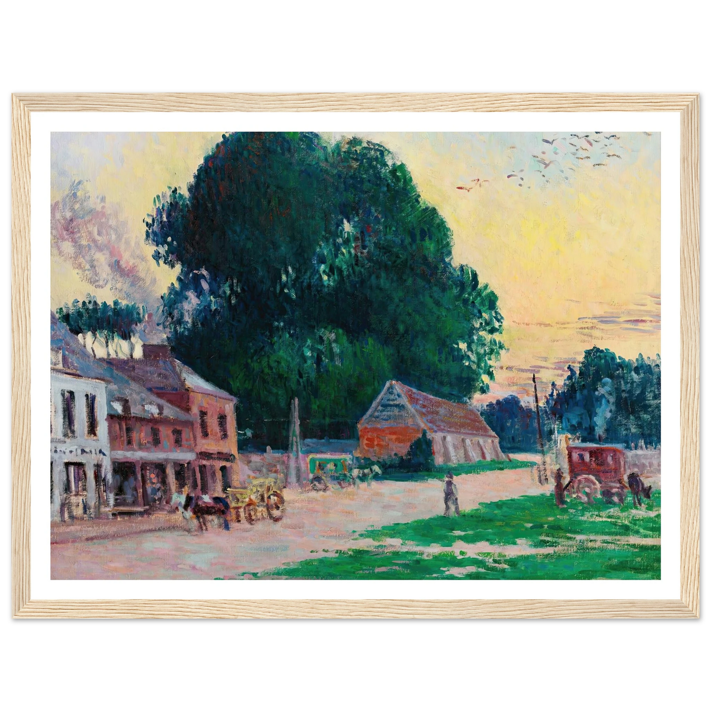 Paris, Le Quartier De Vaugirard (circa 1910) Art Print | Maximilien Luce-Quipham Collections