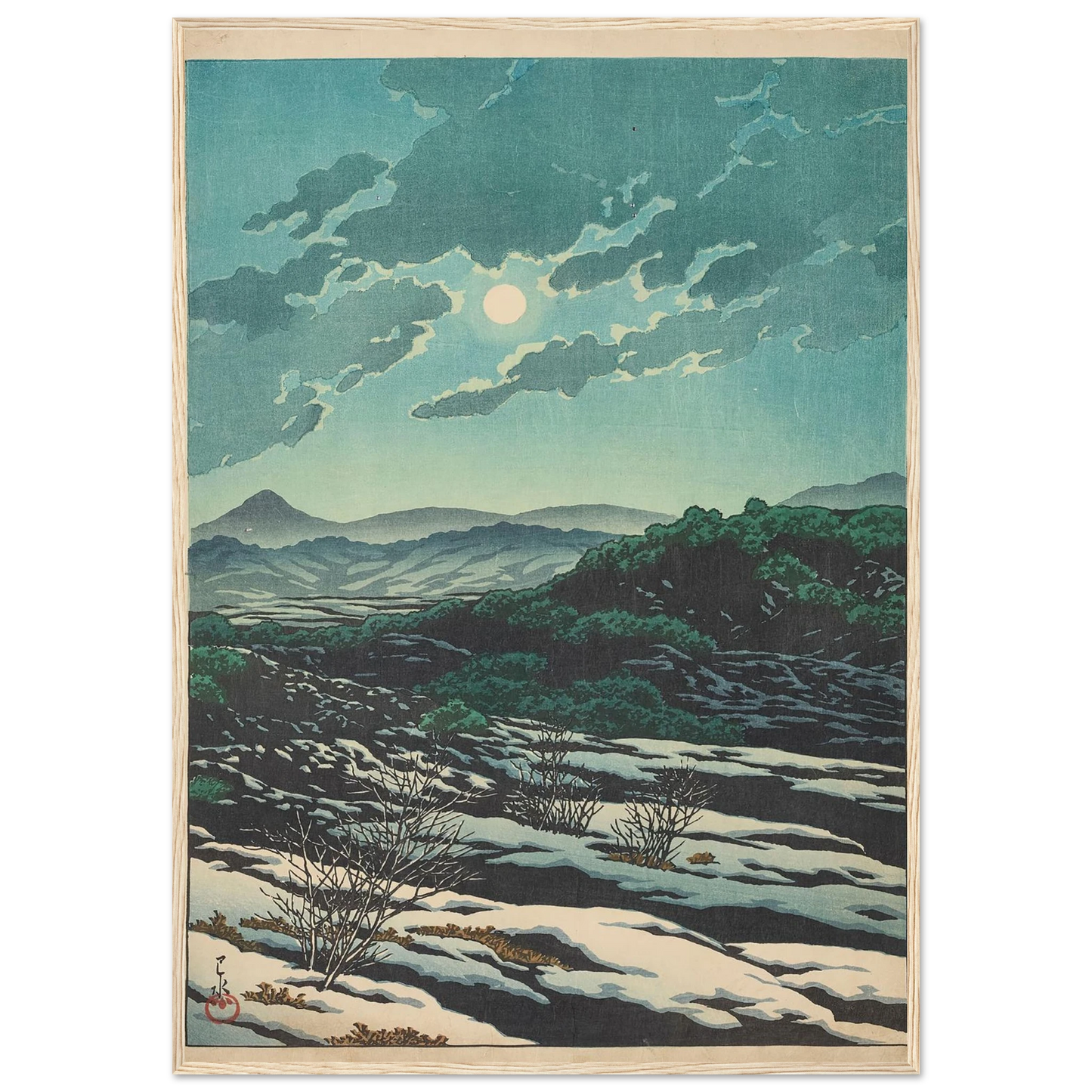 Karikachi toge (Karikachi Mountain Pass) (1927) Art Print | Kawase Hasui-Quipham Collections