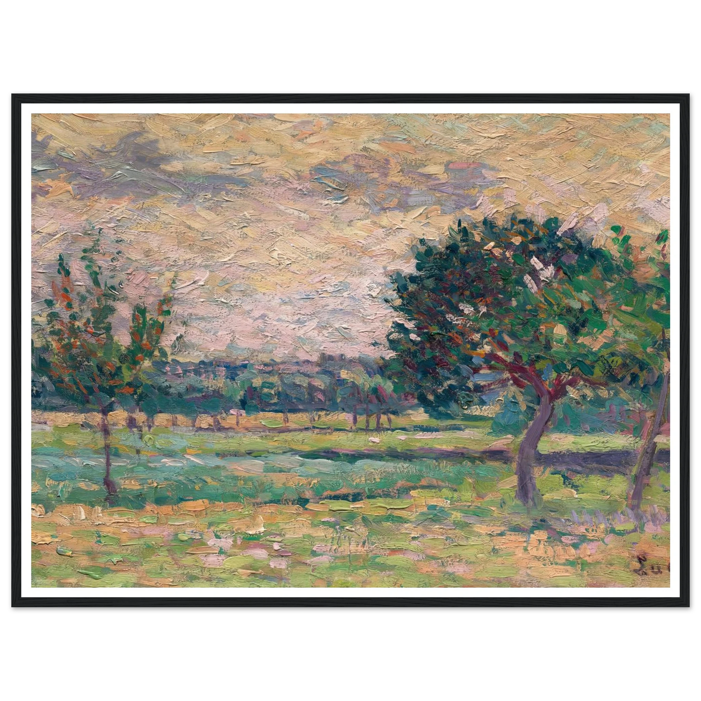 Le verger (1895) Art Print | Maximilien Luce-Quipham Collections