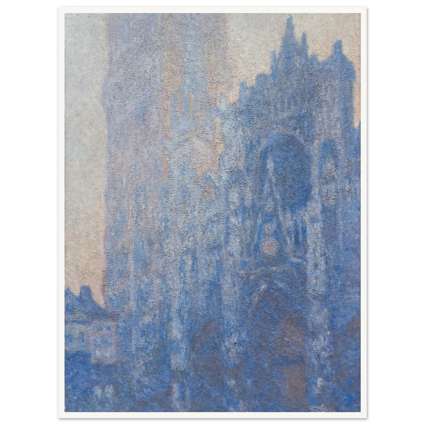 Rouen Cathedral Façade and Tour d’Albane (Morning Effect) (1894) Art Print | Claude Monet-Quipham Collections