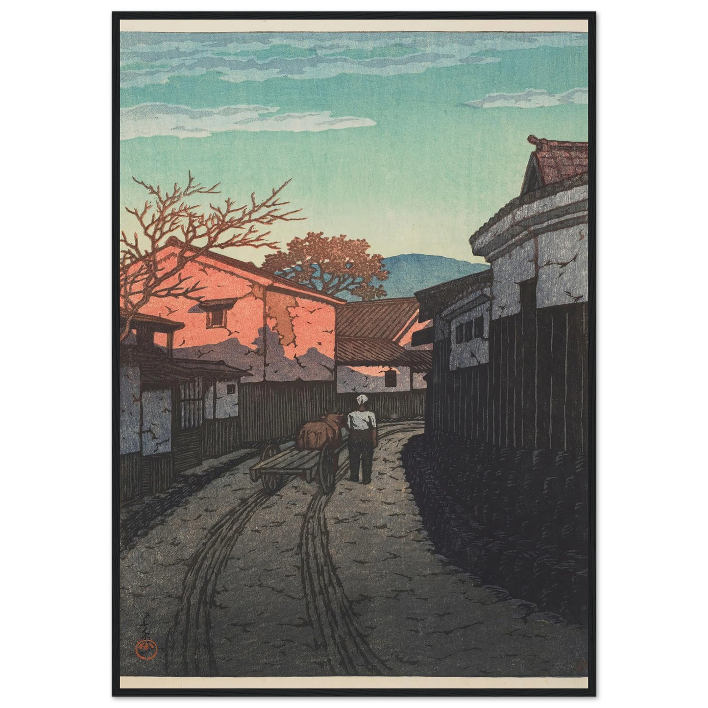 Kagawa-ken Wadahama (Wadahama in Kagawa Prefecture) (1954) Art Print | Kawase Hasui-Quipham Collections