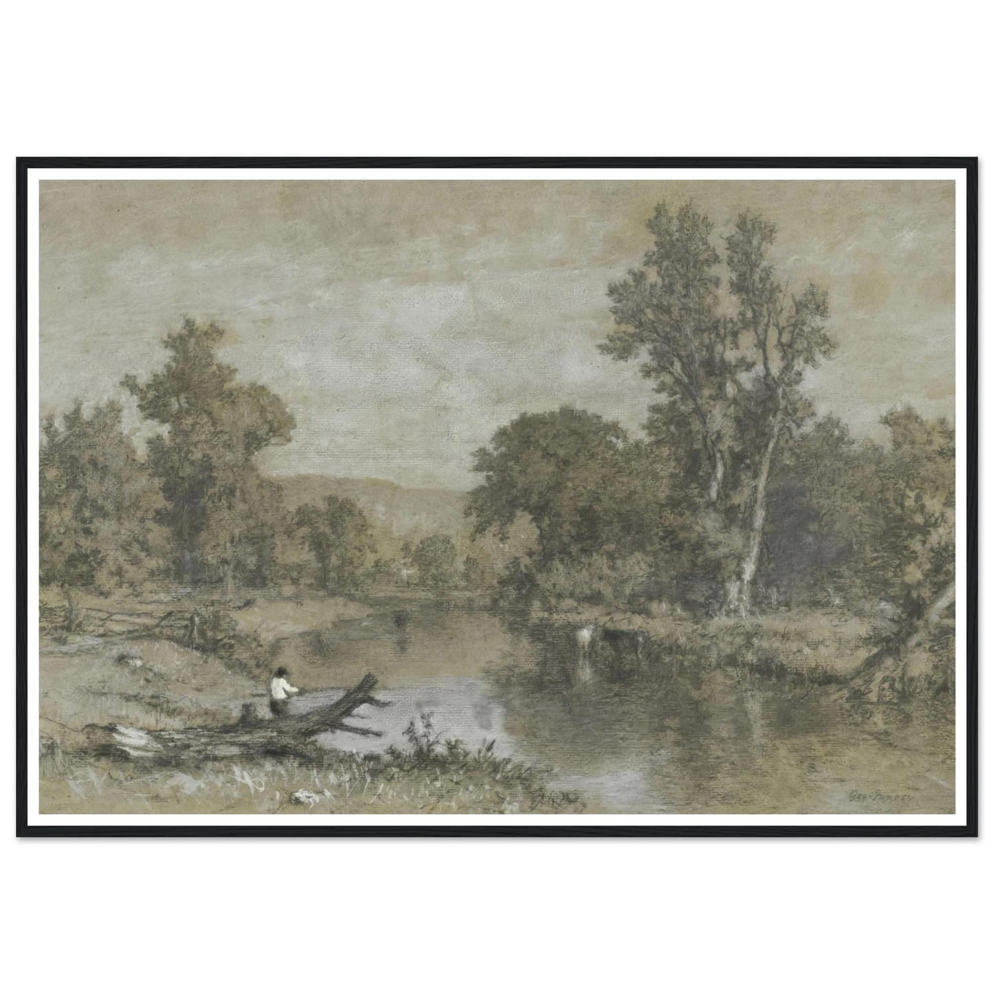Milton, New York (ca. 1856) Art Print | George Inness-Quipham Collections