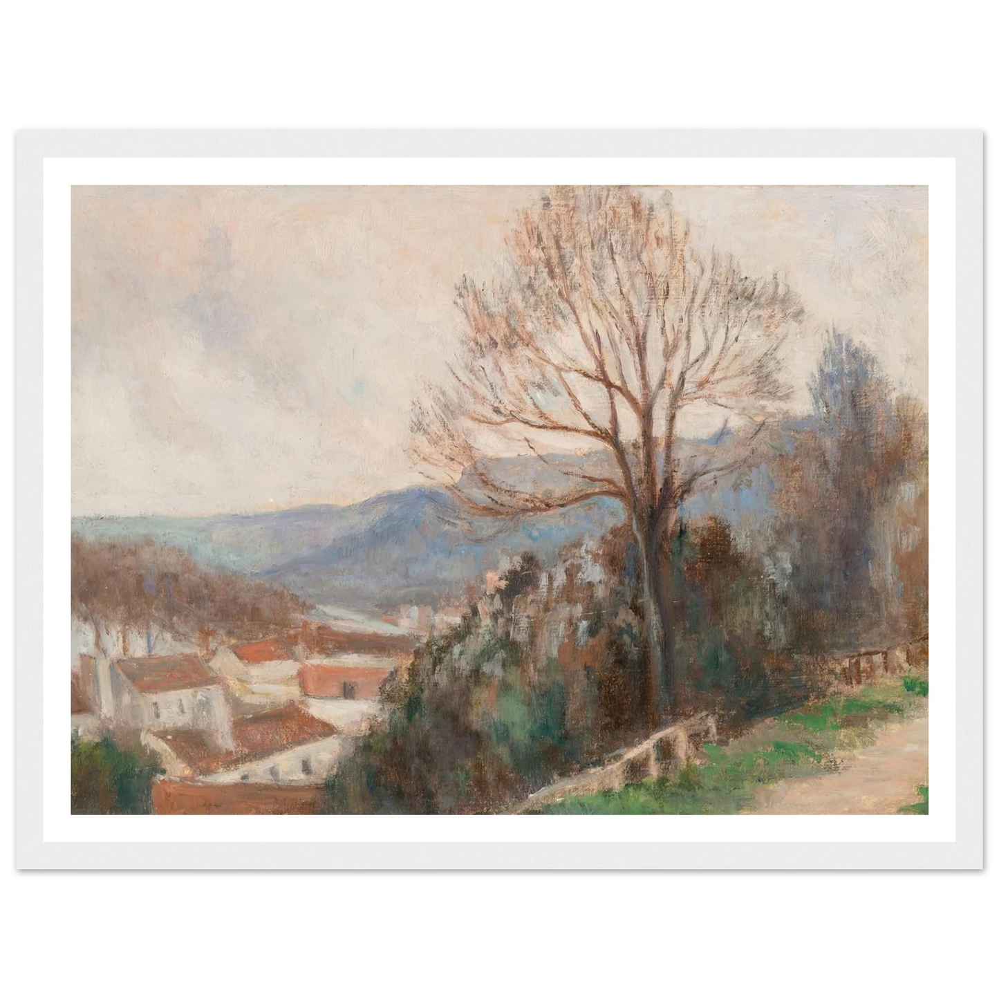 La Seine vue des hauteurs de Rolleboise Art Print | Maximilien Luce-Quipham Collections