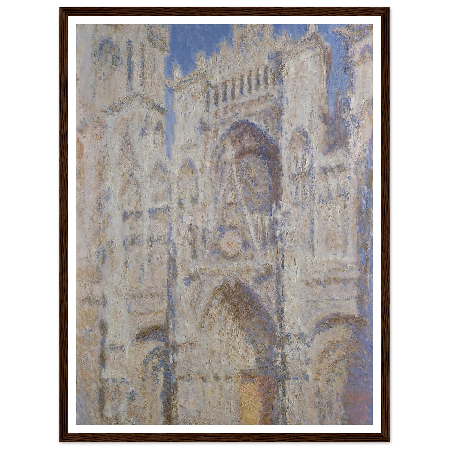 Rouen Cathedral; The Portal (Sunlight) (1894) Art Print | Claude Monet-Quipham Collections