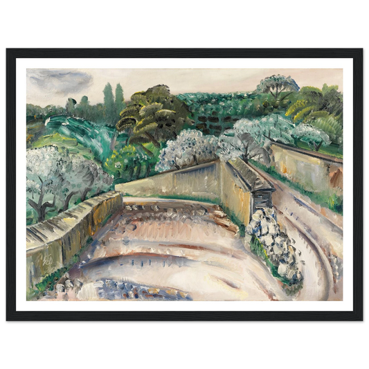 Landschaft in Südfrankreich (Regentag in Cassis) (1930) Art Print | Paul Kleinschmidt-Quipham Collections