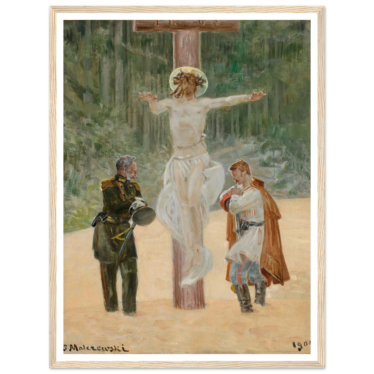 Reconciliation (Symbolic scene from the insurrection in 1863) (1904) Art Print | Jacek Malczewski-Quipham Collections