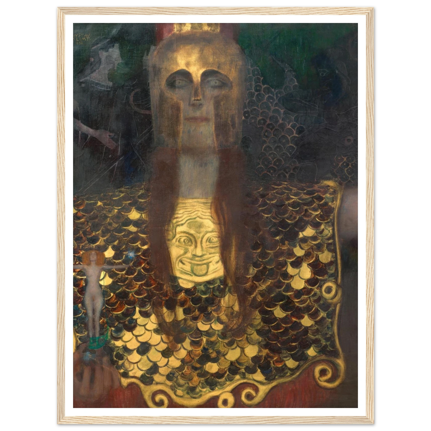Pallas Athene (1898) Art Print | Gustav Klimt-Quipham Collections