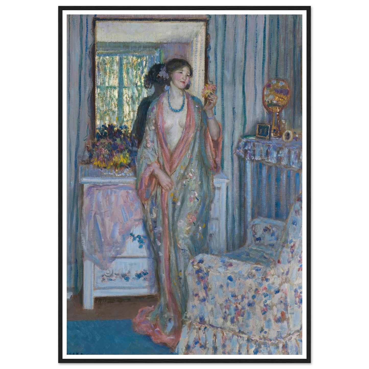 The Robe (1915) Art Print | Frederick Carl Frieseke-Quipham Collections