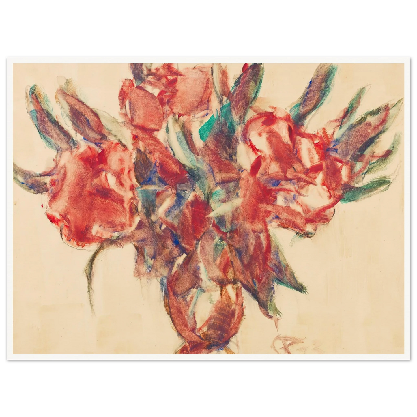 Rhododendron (1923) Art Print | Christian Rohlfs-Quipham Collections