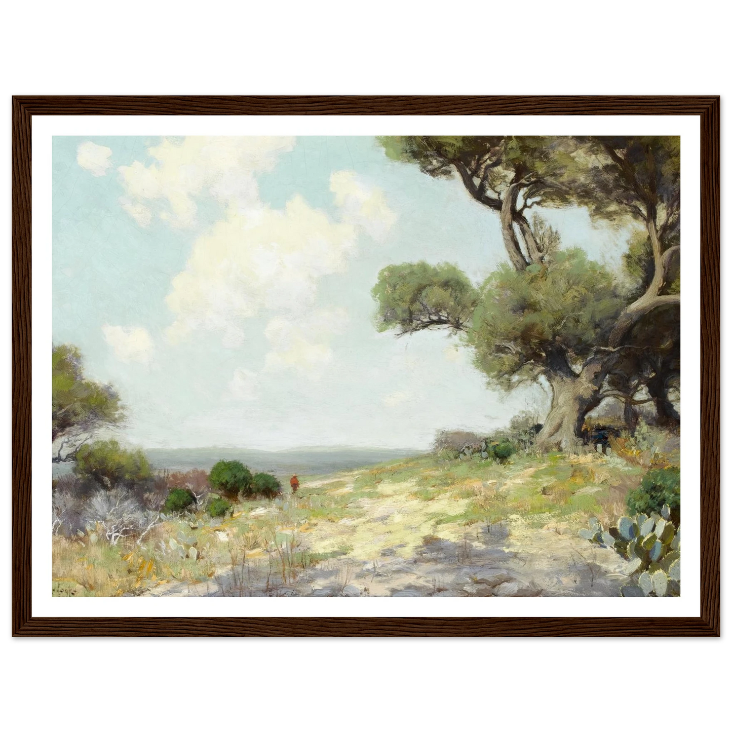 In the Hills — Southwest Texas (1912) Art Print | Julian Onderdonk-Quipham Collections