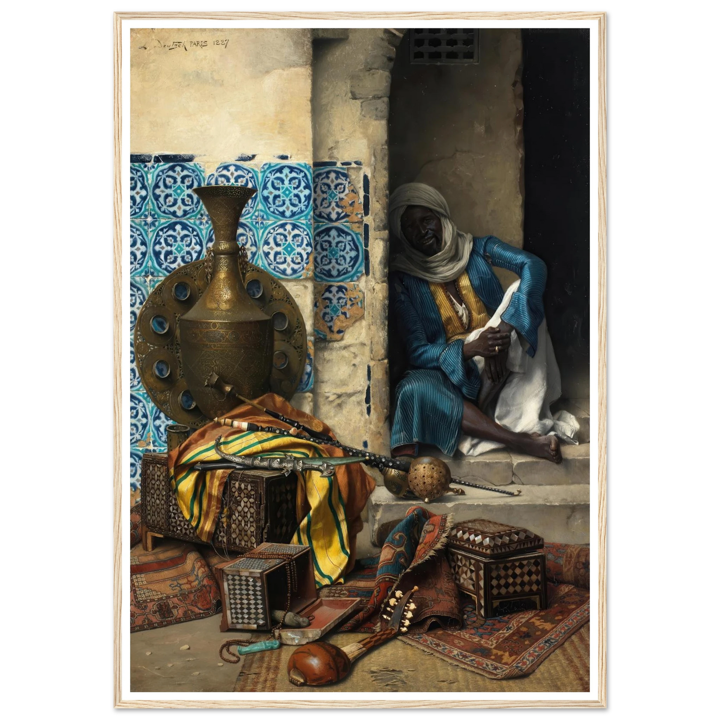 A Dealer in Artefacts (1887) Art Print | Ludwig Deutsch-Quipham Collections