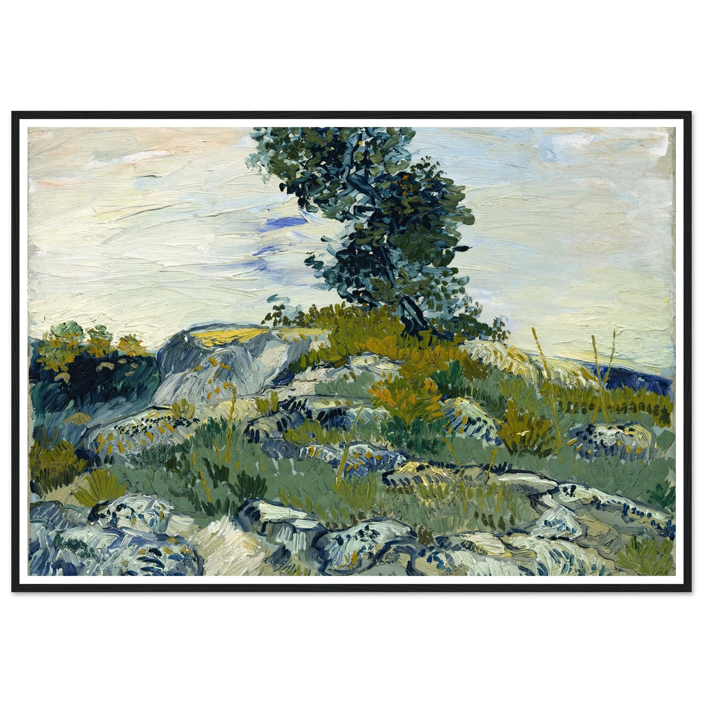 The Rocks Art Print | Vincent van Gogh-Quipham Collections