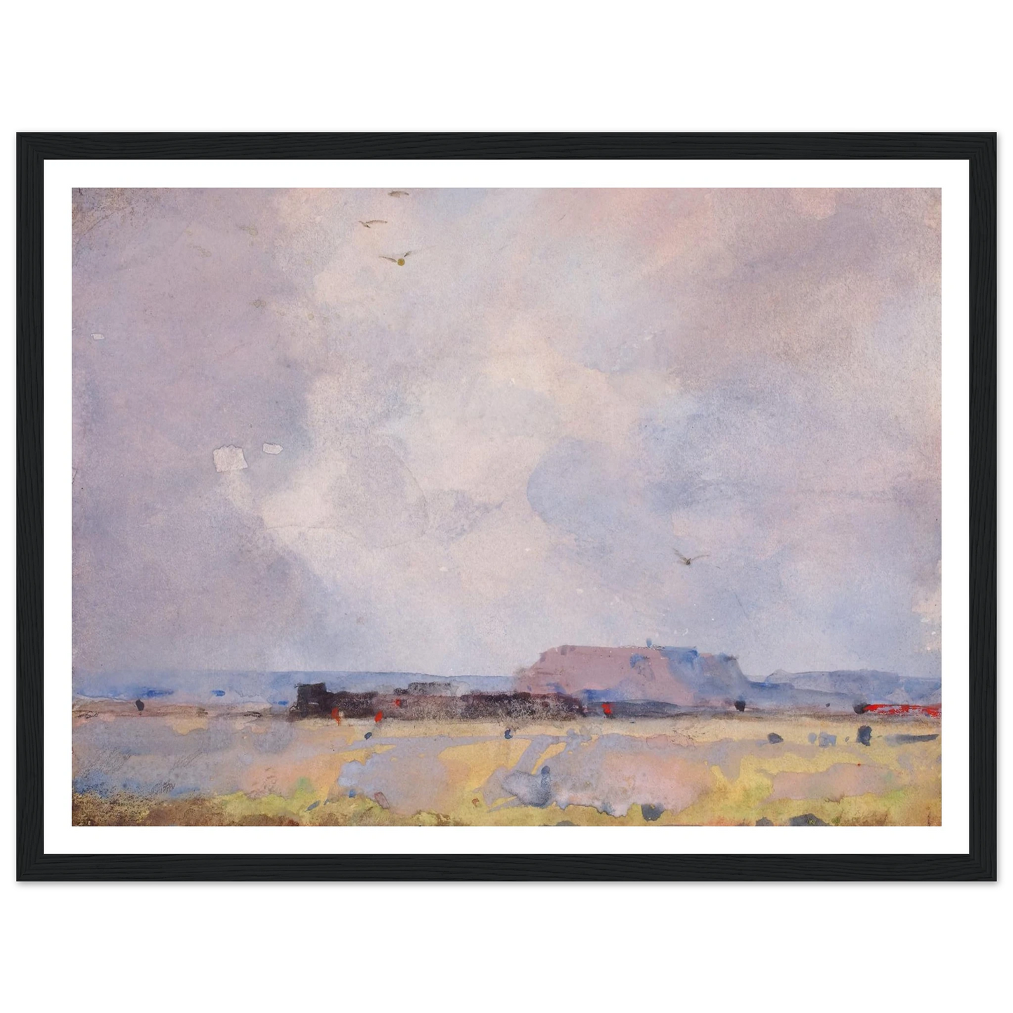 In The Plateau Country, With An Inhabited Pueblo (1929) Art Print | William Henry Holmes-Quipham Collections
