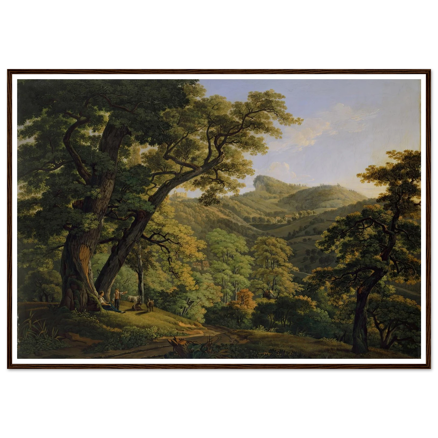 Neu-Schauenburg near Pratteln (1813) Art Print | Peter Birmann-Quipham Collections