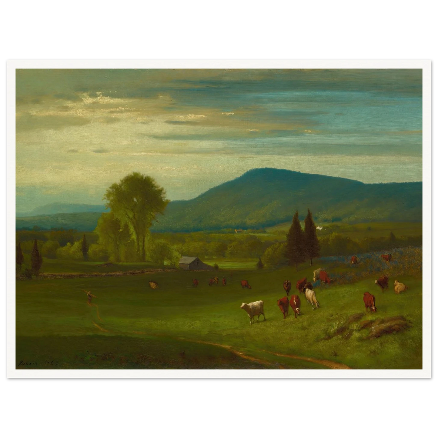 Summer in the Catskills (1867) Art Print | George Inness-Quipham Collections