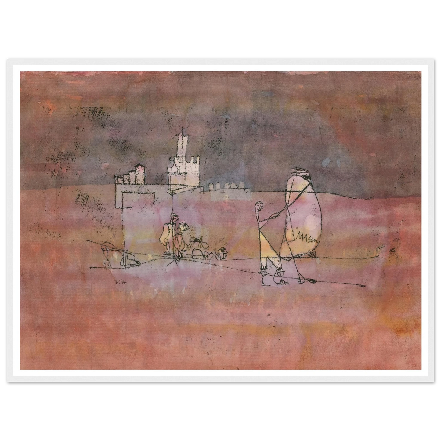Episode Before an Arab Town (1923) Art Print | Paul Klee-Quipham Collections