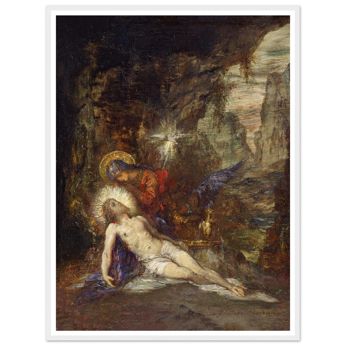 Pietà Art Print | Gustave Moreau-Quipham Collections