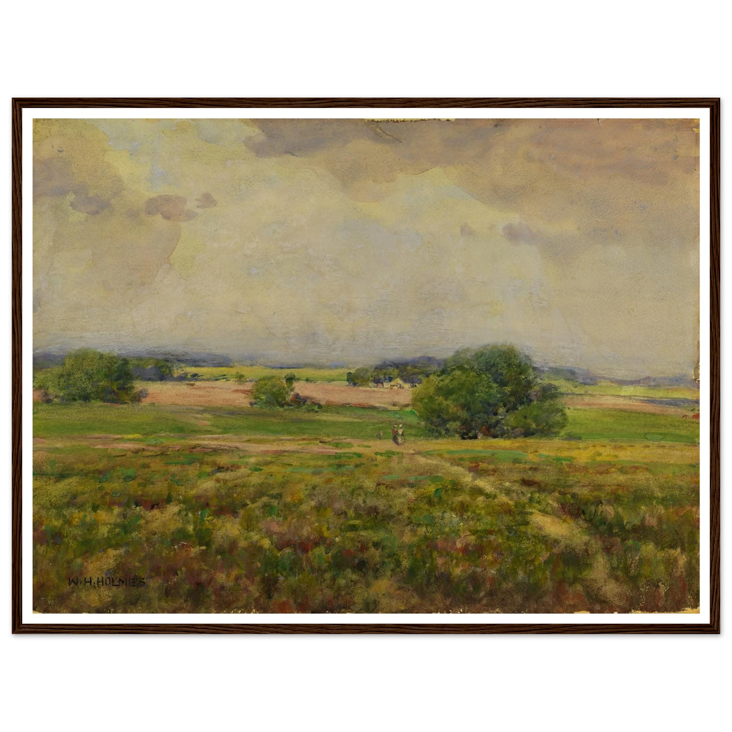 Over The Maryland Fields Art Print | William Henry Holmes-Quipham Collections