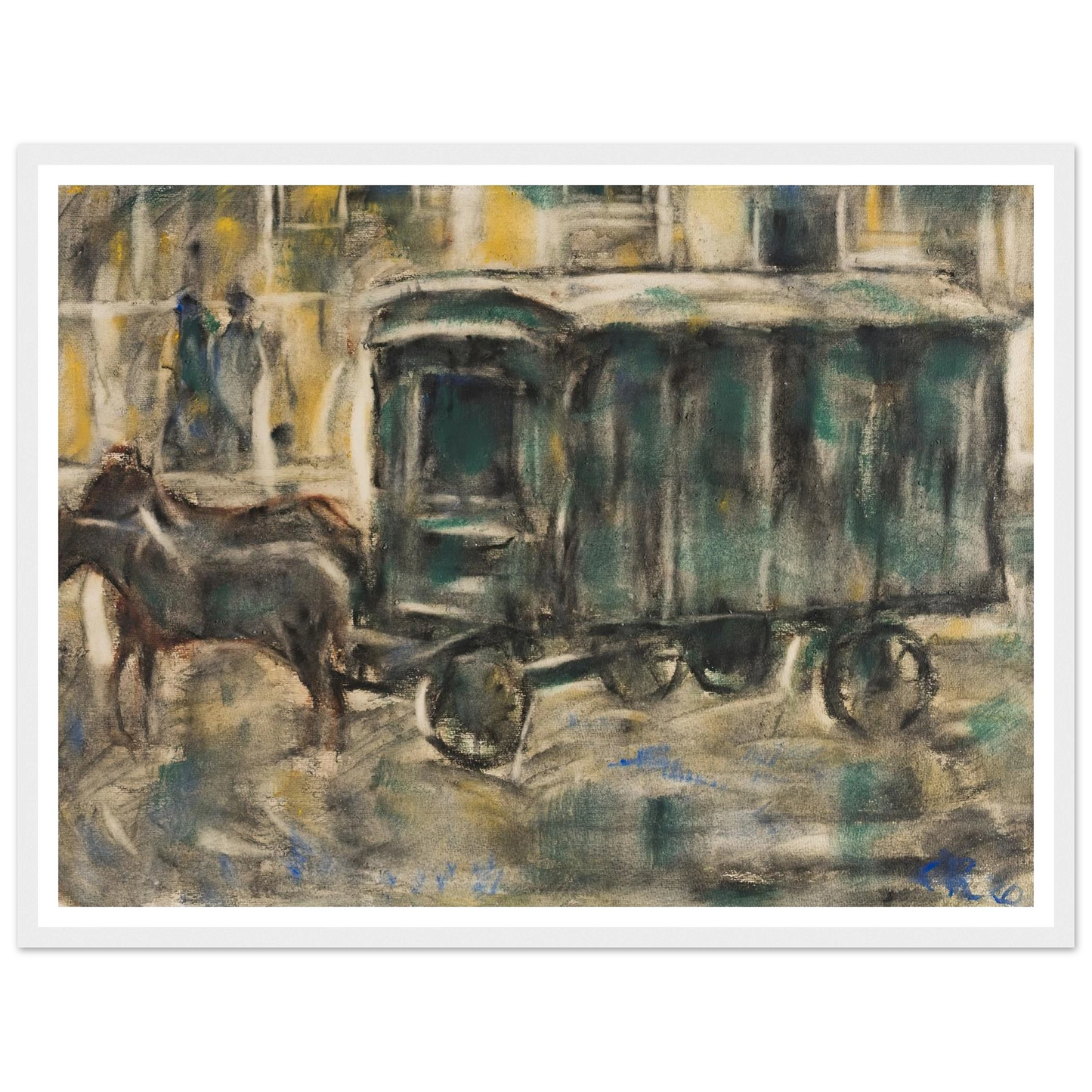 Möbelwagen (1919) Art Print | Christian Rohlfs-Quipham Collections
