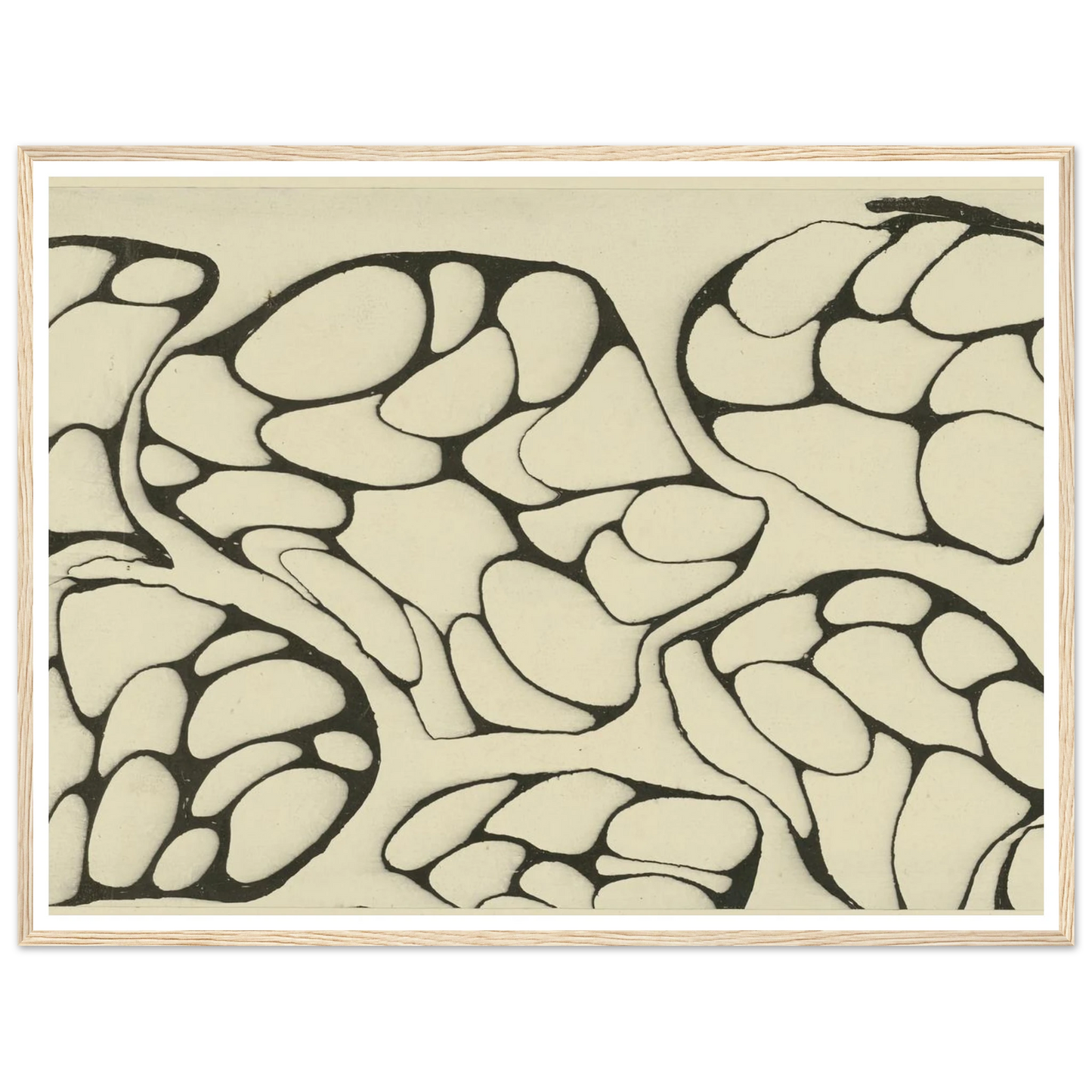 Adermarmorpapier (1903 - 1907) Art Print | Josef Hoffmann-Quipham Collections