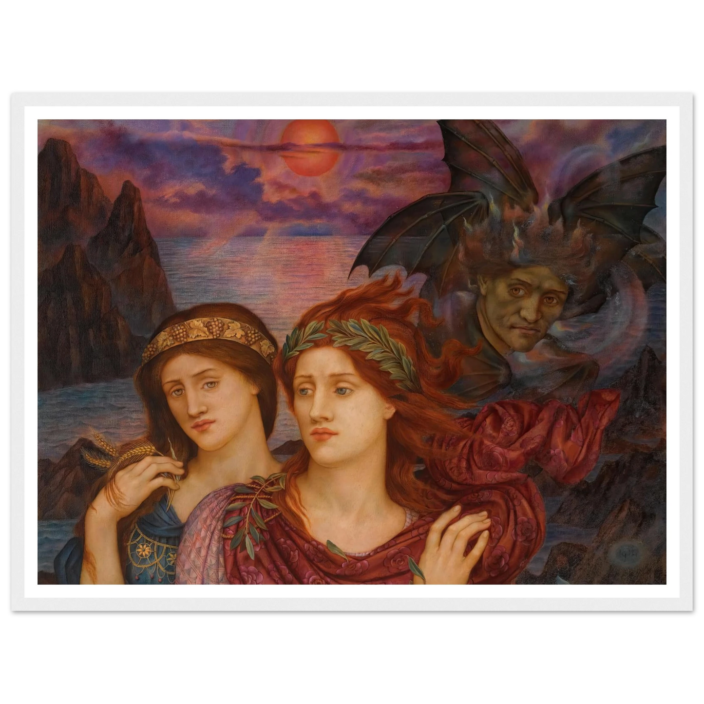 The Vision (1914) Art Print | Evelyn de Morgan-Quipham Collections