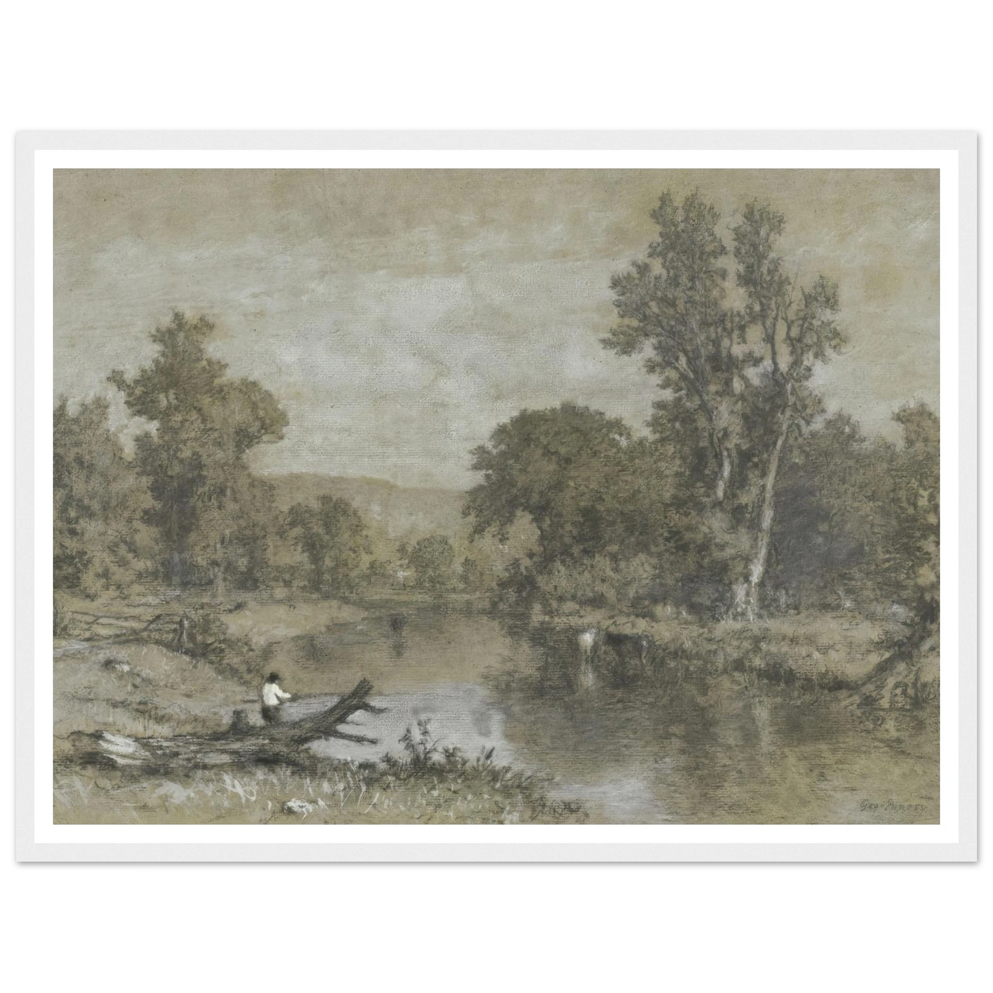 Milton, New York (ca. 1856) Art Print | George Inness-Quipham Collections