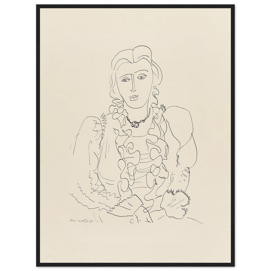 Sitzende Frau (1936) Art Print | Henri Matisse-Quipham Collections