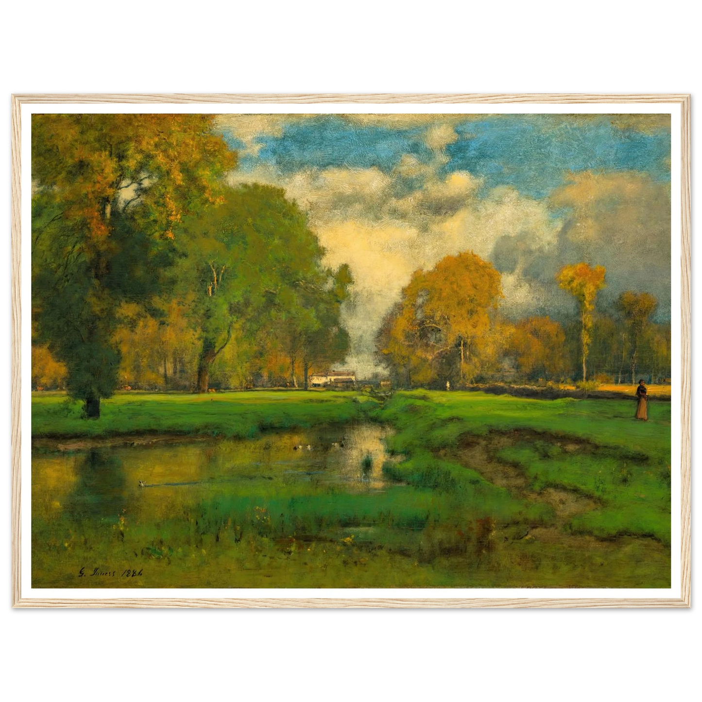 October (1882) Art Print | George Inness-Quipham Collections