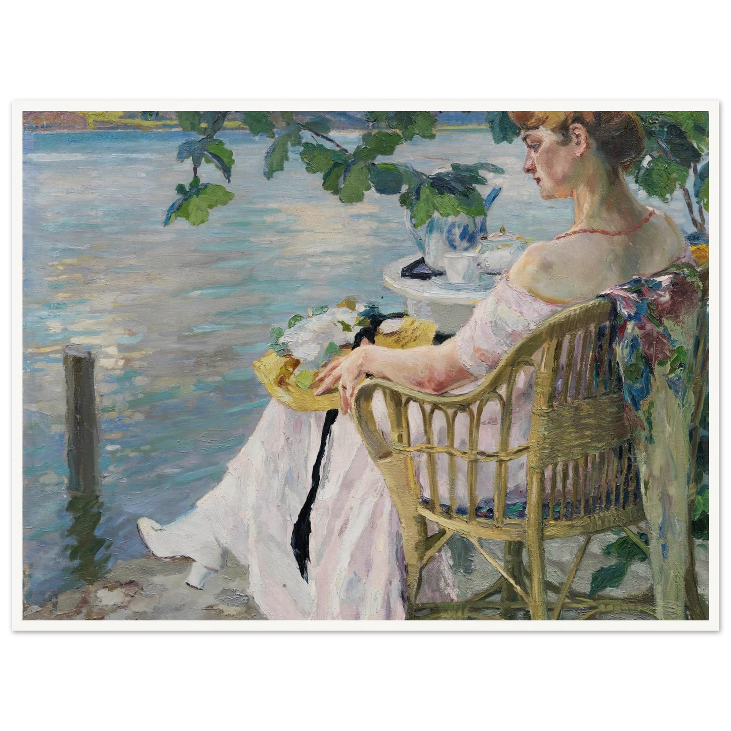 Summer evening (1916) Art Print | Edward Cucue-Quipham Collections