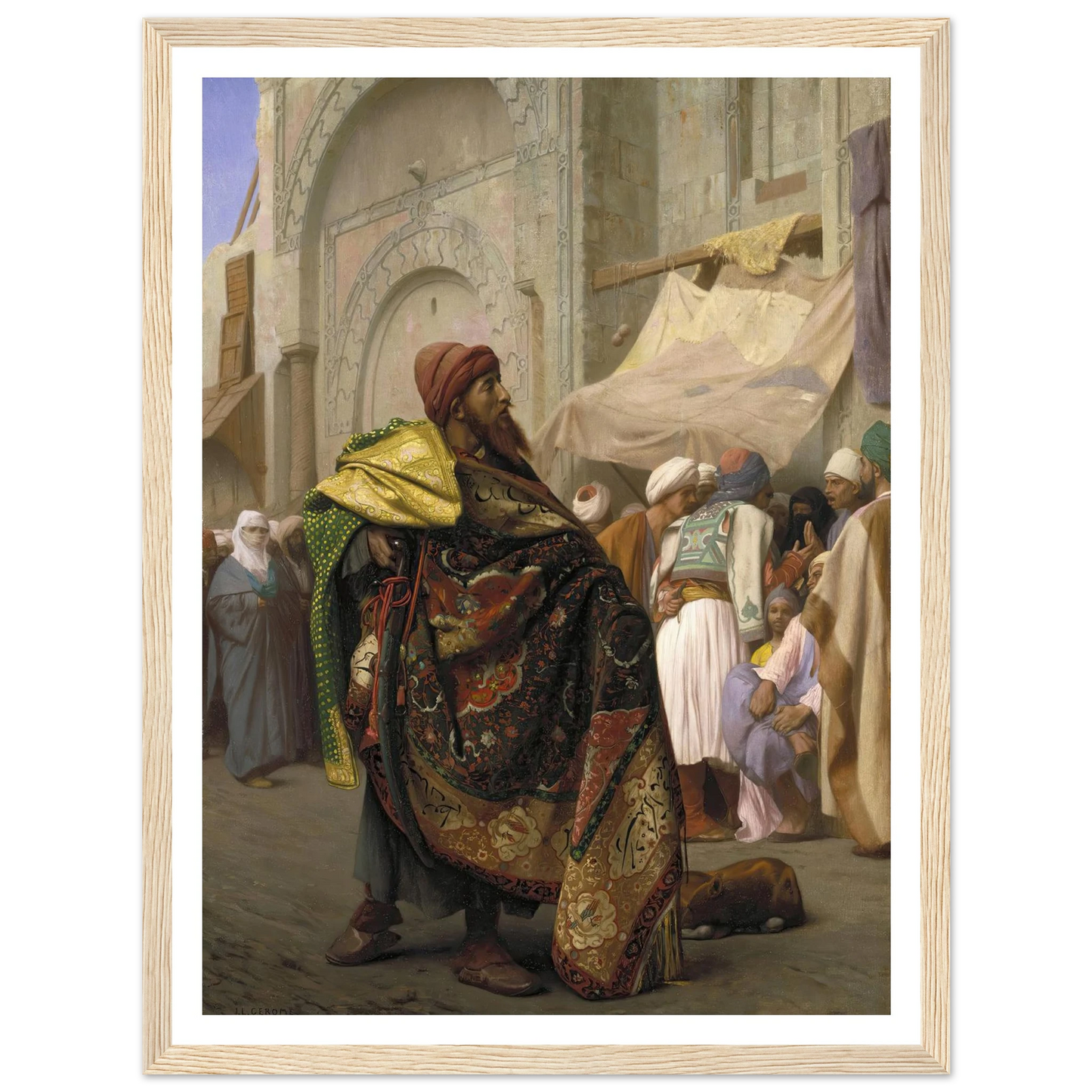 The Carpet Merchant Of Cairo (1869) Art Print | Jean Leon Gerome-Quipham Collections