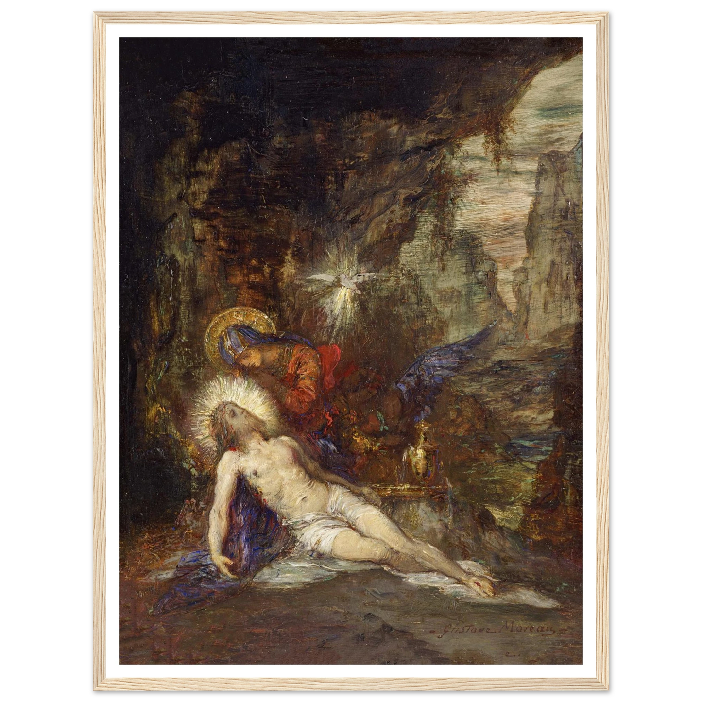 Pietà Art Print | Gustave Moreau-Quipham Collections
